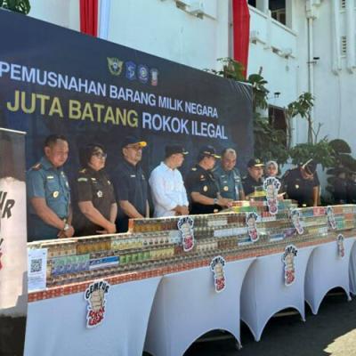 Bea Cukai Sidoarjo Ungkap 23,8 Miliar Batang Rokok Ilegal, Negara Rugi Rp17,4 Miliar