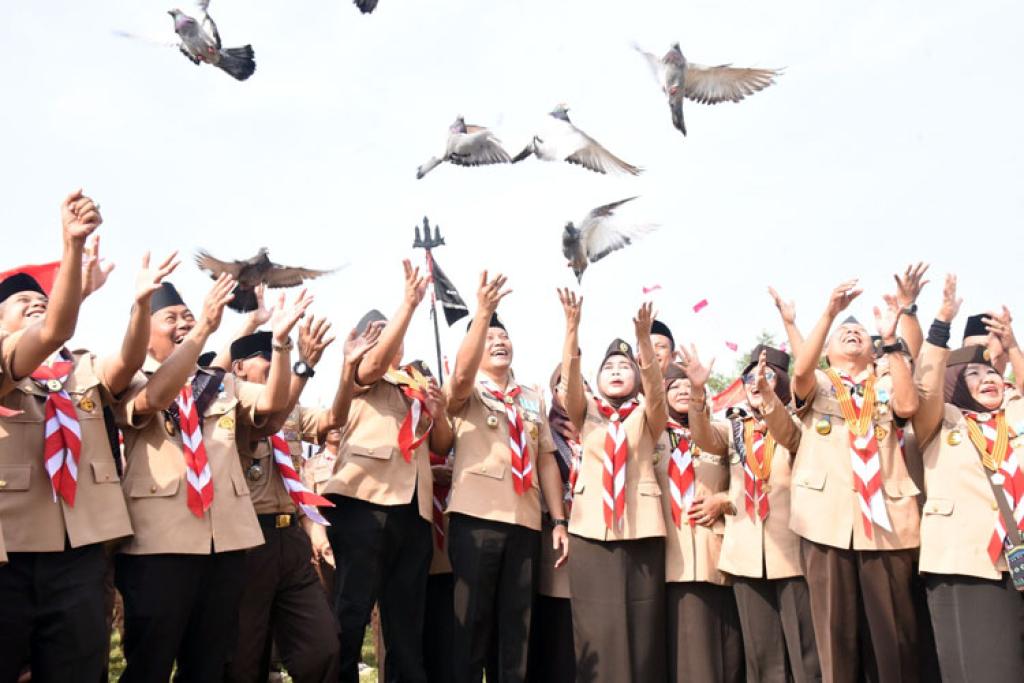Bupati Sidoarjo Ajak Pramuka Kuasai Teknologi dan Tetap Junjung Nilai Luhur Bangsa