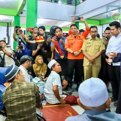 Musala Ponpes Al Khoziny Sidoarjo Ambruk, Khofifah Tinjau Evakuasi dan Penanganan Korban