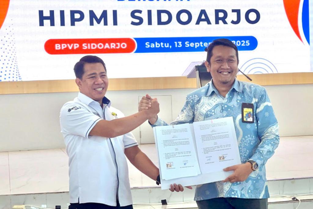 Pekan Vokasi BPVP Sidoarjo & HIPMI Perkuat SDM Lewat MoU Pelatihan Bersertifikasi