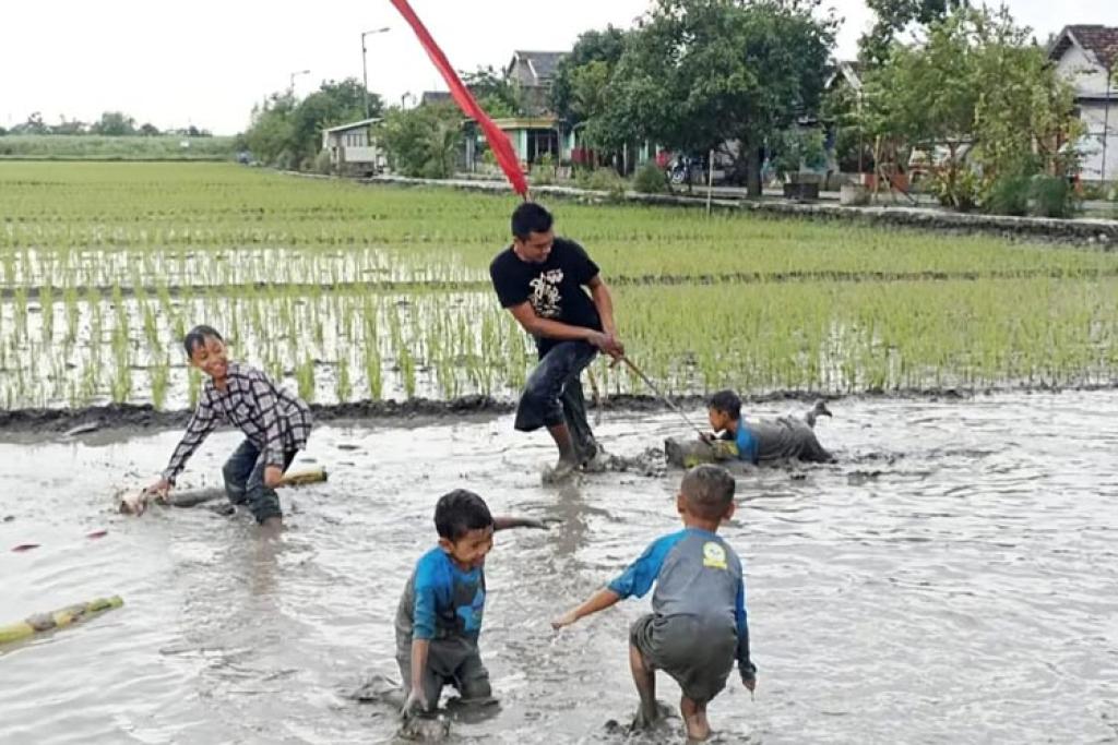 Kampung Lali Gadget di Sidoarjo, Ajarkan Anak Kembali ke Permainan Tradisional