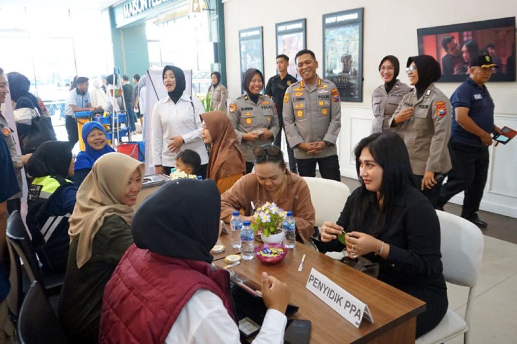 Polwan Polresta Sidoarjo Galang Kampanye “Berani Bicara” Lindungi Perempuan dan Anak