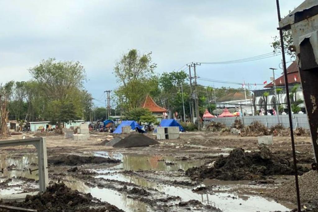 Progres Revitalisasi Alun-alun Sidoarjo Baru Capai 20 Persen, Target Rampung Desember 2025