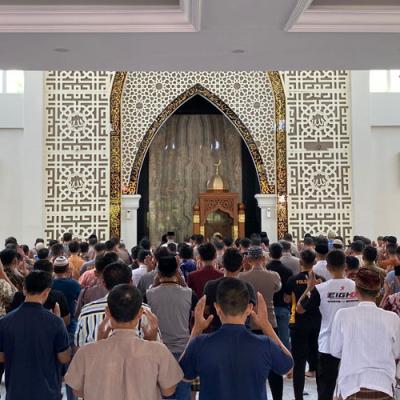 Masjid Al Ikhlas Polresta Sidoarjo Gelar Shalat Ghaib untuk Driver Ojol