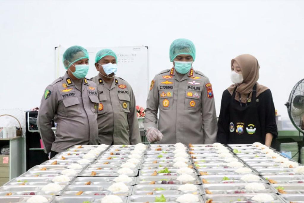 Kapolresta Sidoarjo Tinjau SPPG, Pastikan Program MBG Aman