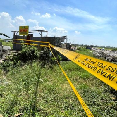 Satpol PP Sidoarjo Segel TPS Ilegal Banjarsari karena Langgar Aturan Pengelolaan Sampah