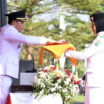 Upacara HUT ke-80 RI di Sidoarjo Berlangsung Khidmat