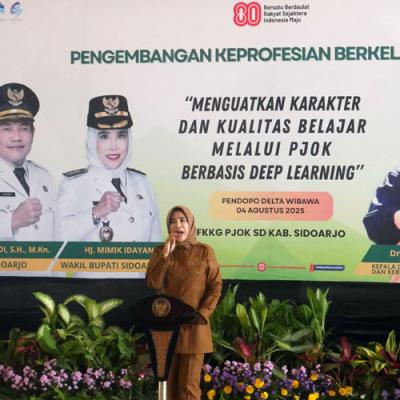 Wabup Sidoarjo Dorong Guru PJOK Tingkatkan Kompetensi dan Bentuk Siswa Sehat