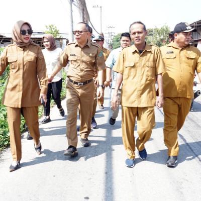 Wabup Sidoarjo Sidak Proyek Betonisasi Jalan Lingkar Timur Sepanjang 1,8 Km